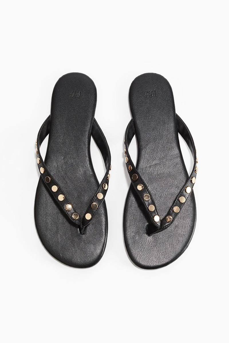 Studded Flip-Flops