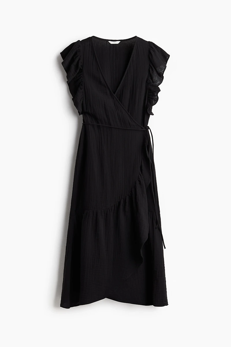 Muslin Wrap Dress
