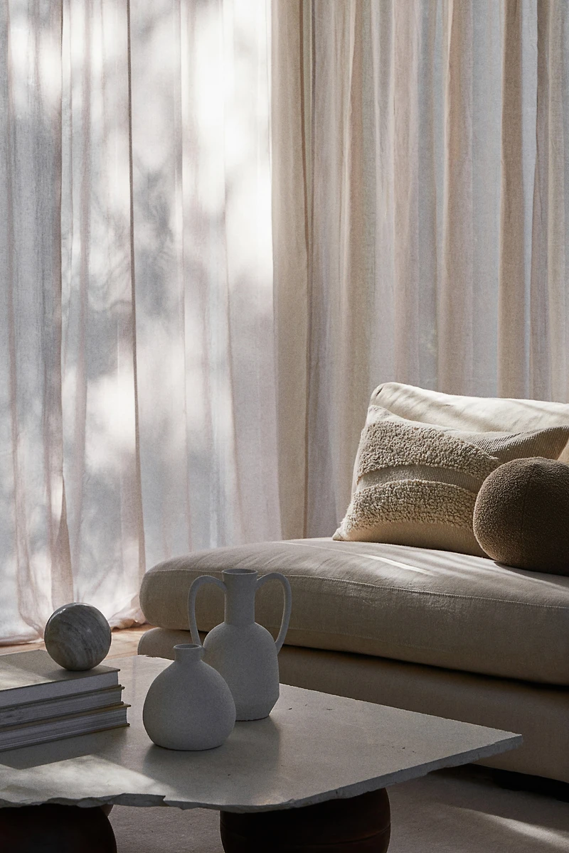 1-pack Wide Linen-Blend Curtain Panel