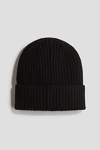 Rib-Knit Beanie