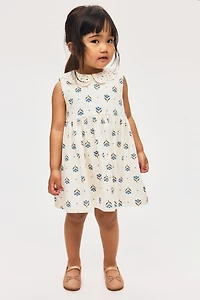 Jersey Dress with Collar