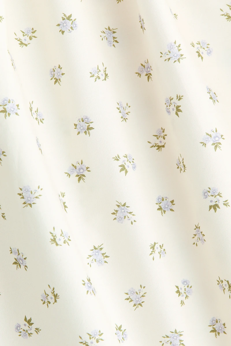 Cotton Dress with Tie-Top Shoulder Straps