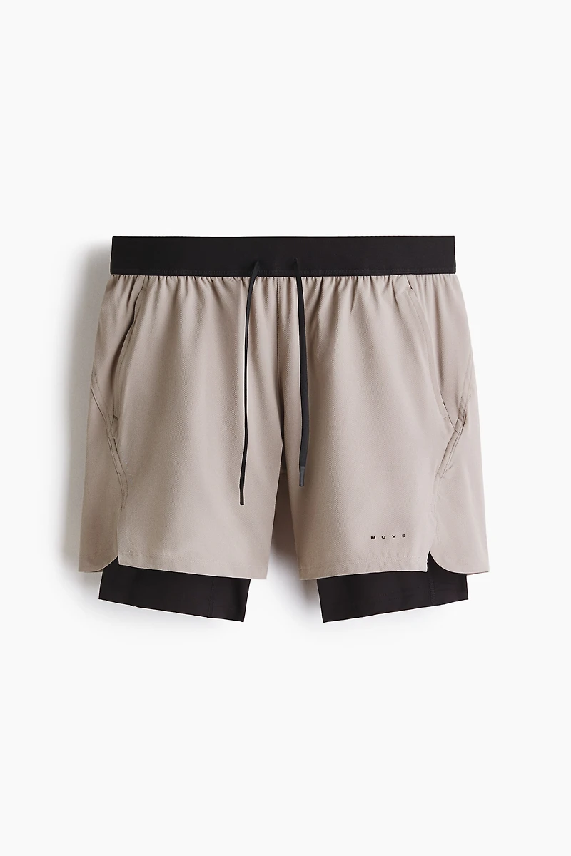 Double-Layered Sports Shorts with DryMove™