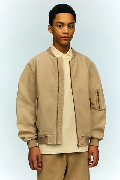 Twill Bomber Jacket