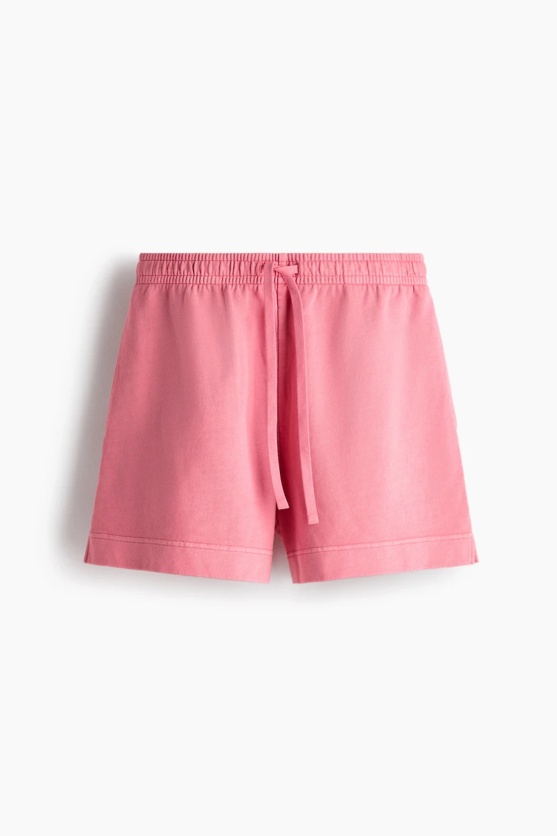 Washed Cotton Sweatshorts