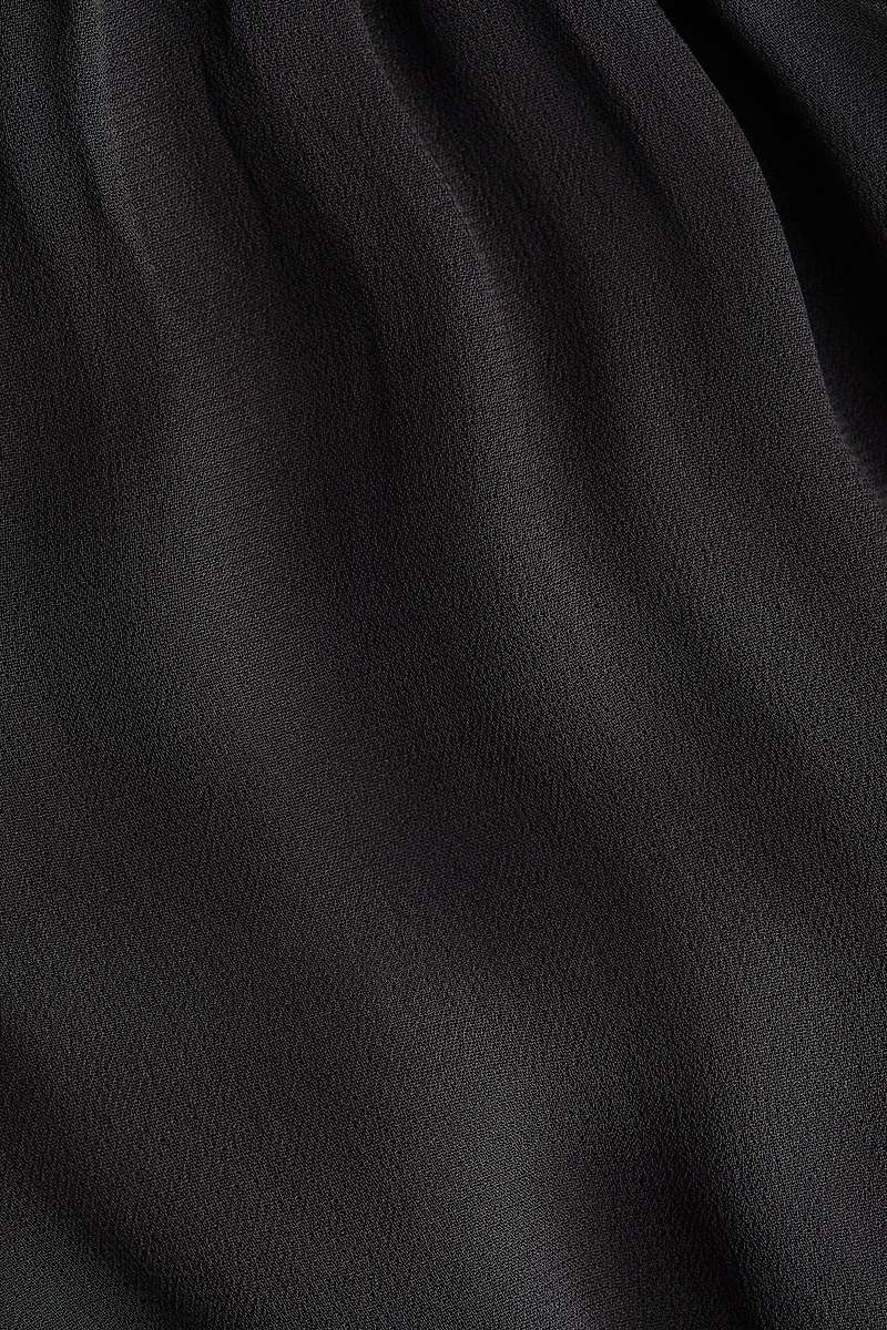 Pantalon en viscose avec dentelle