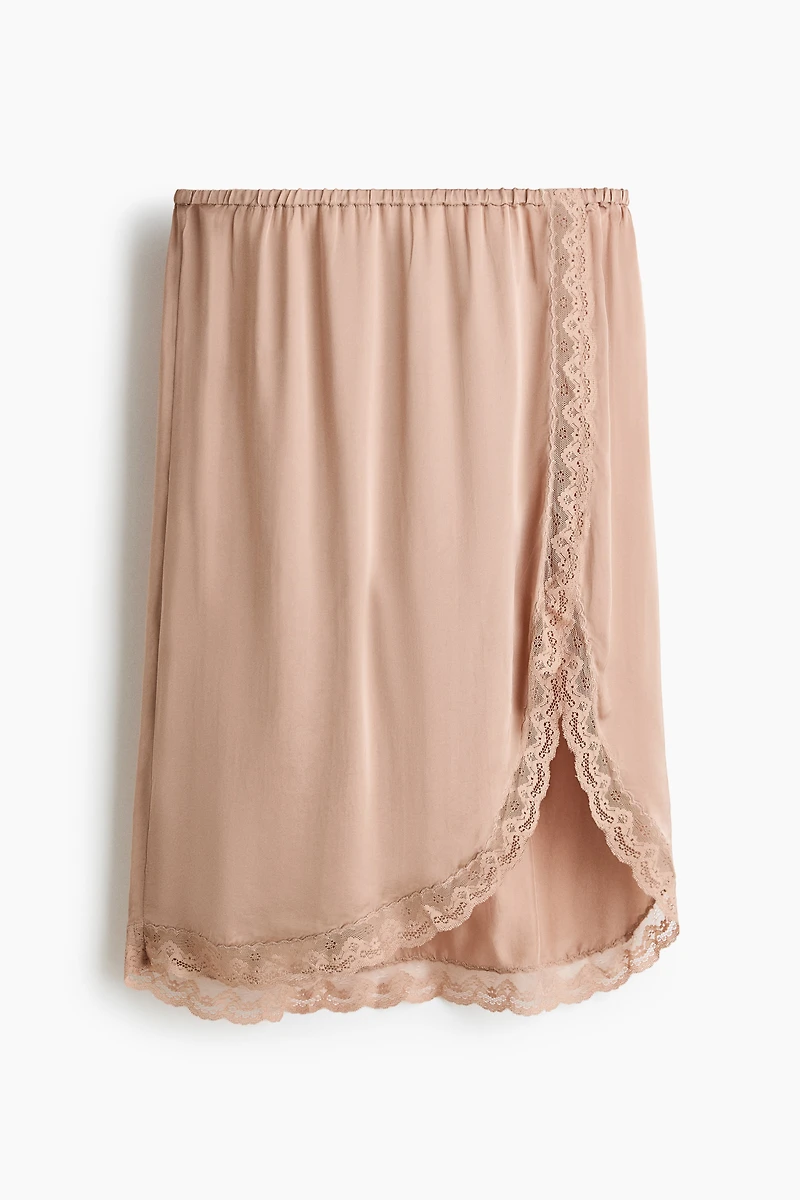 Viscose Satin Skirt