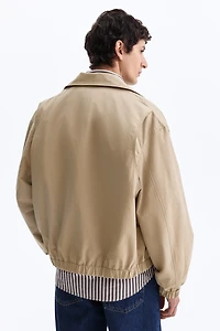 Collared cotton jacket