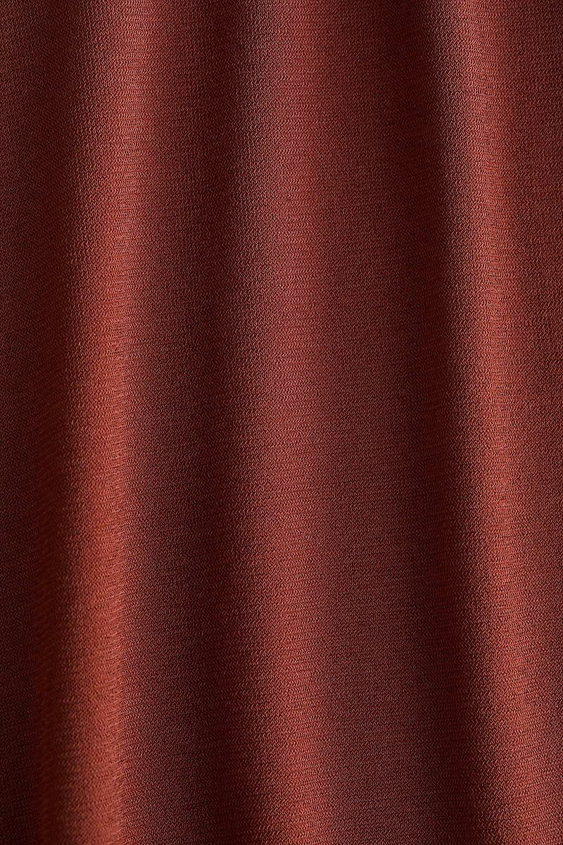 Draped Fine-Knit Pants