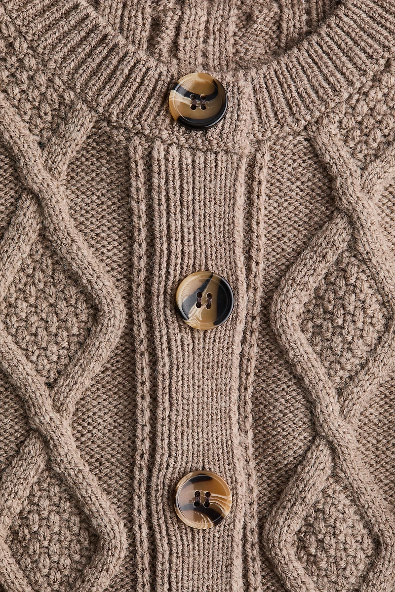 Cable-Knit Cardigan
