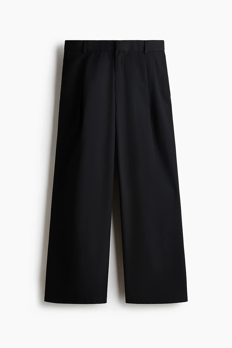 Loose-Fit Wide-Leg Tailored Pants