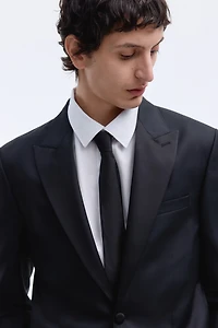 Regular-Fit Wool-Blend Tuxedo Jacket