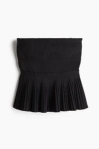 Pleated Bandeau Top