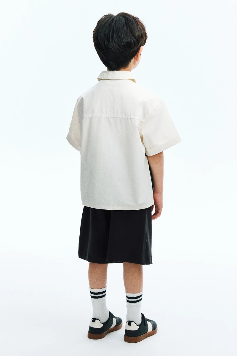 Sweatshorts with Printed Motif