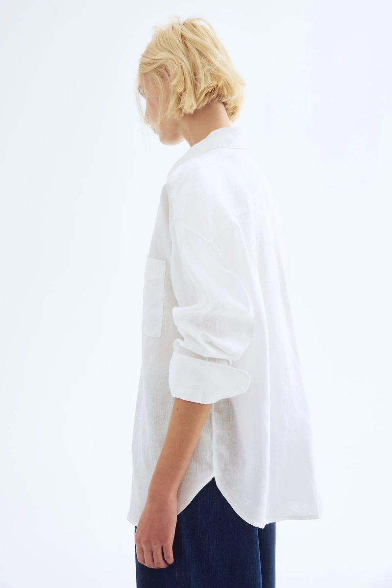 Oversized Linen Shirt