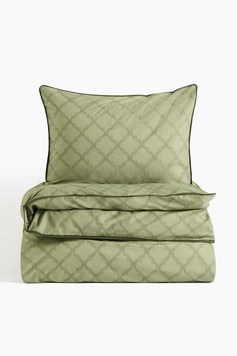 Cotton single duvet cover set