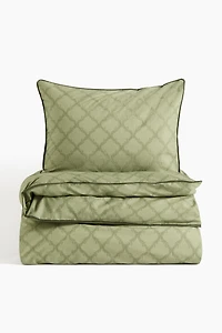 Cotton single duvet cover set