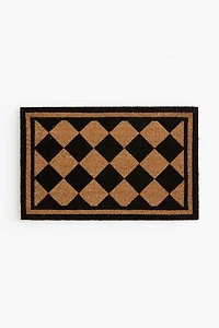 Patterned Coconut Fiber Doormat