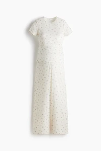 MAMA Pyjama en jersey pointelle