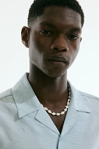 Regular-Fit Jacquard-Weave Resort Shirt