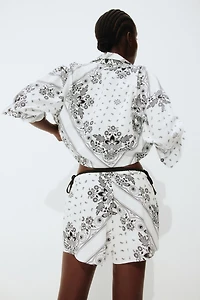 Chemise de plage froissée