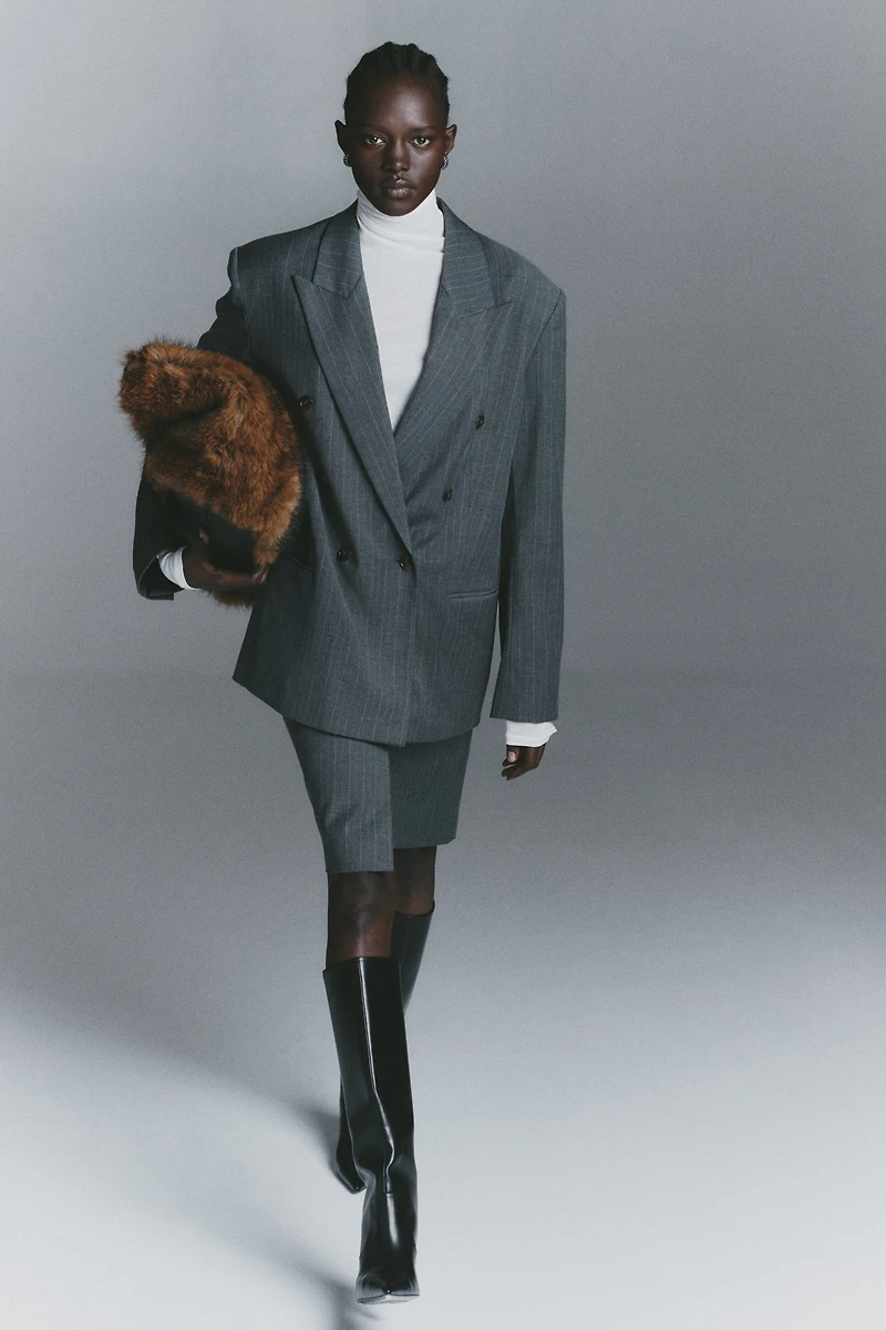 Blazer à fermeture croisée