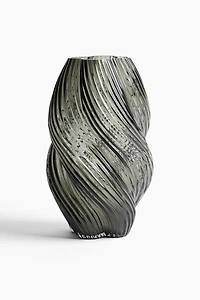 Tall Swirly Vase