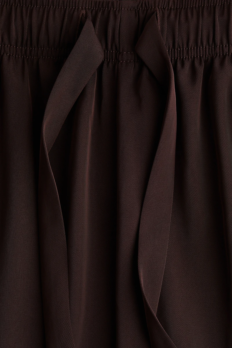 Drawstring Twill Pants