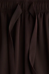 Drawstring Twill Pants