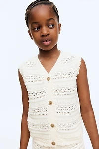 Ensemble 2 pièces en tricot de coton fantaisie