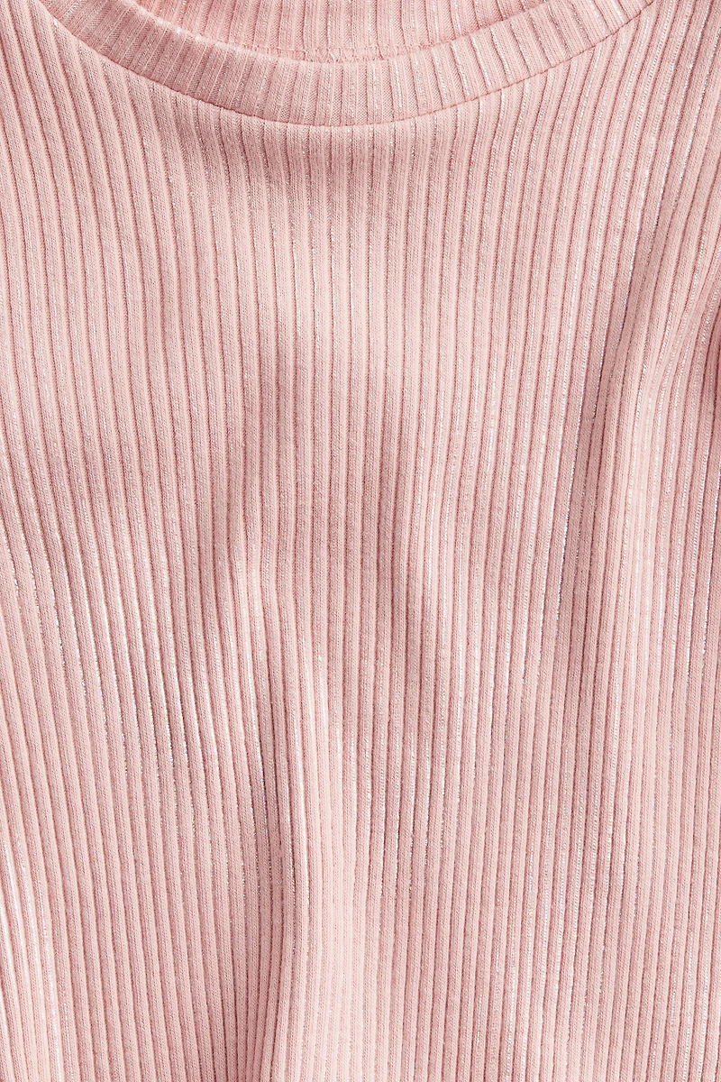 Flared-Sleeve Jersey Top