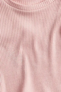Flared-Sleeve Jersey Top