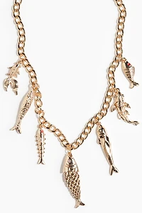 Fish-Pendant Necklace