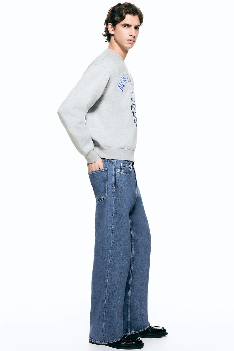 Chandail flottant imprimé