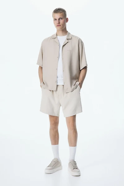 Chemise ample avec col cubain