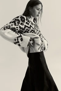 Chandail en tricot jacquard