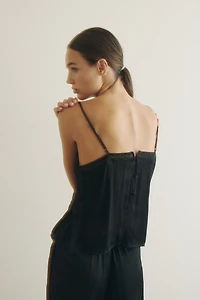 Viscose Satin Camisole Top