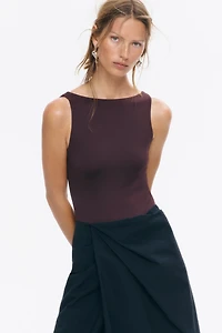 Maillot string avec détail torsadé