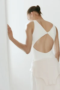 Twist-Detail Thong Bodysuit