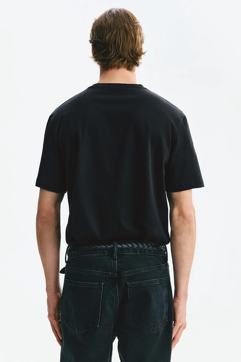 T-shirt classique en coton pima