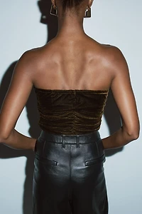 Haut bandeau à effet drapé