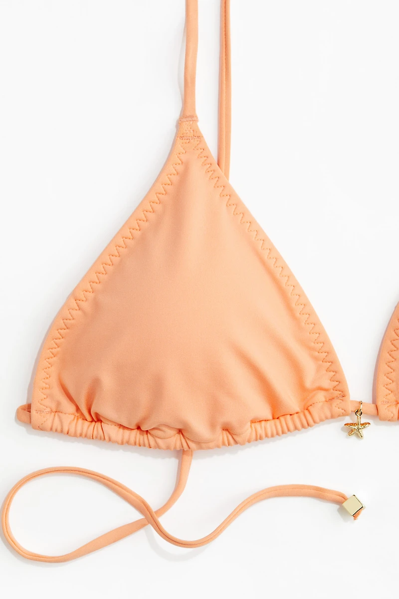 Haut de maillot triangle coussiné