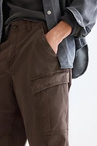 Loose-Fit Cotton Cargo Shorts