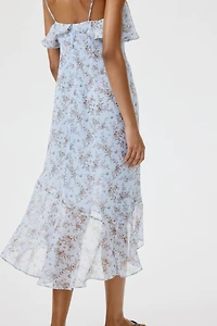 Flounced Strappy Dress