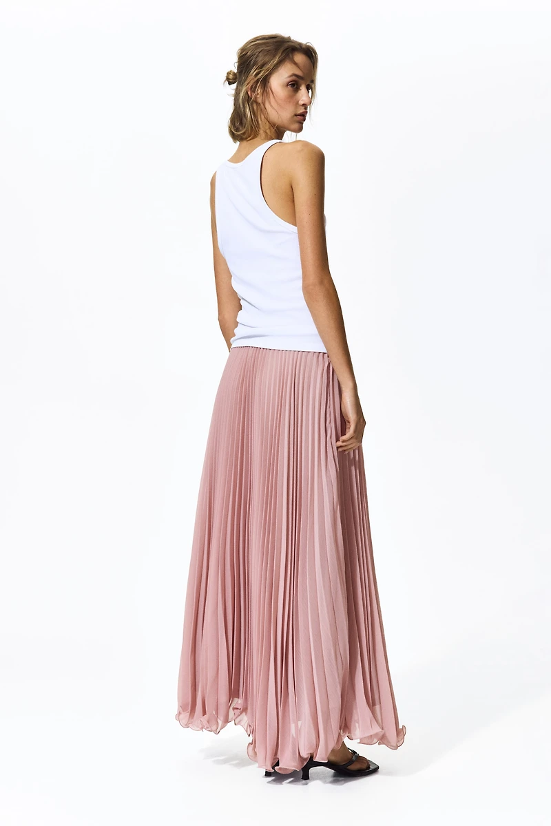Jupe plissée vaporeuse