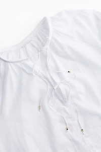 Blouse with Tie Detail