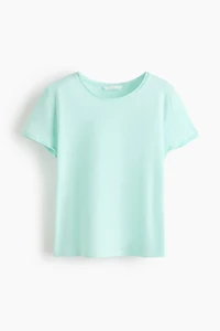 T-shirt à bords roulottés