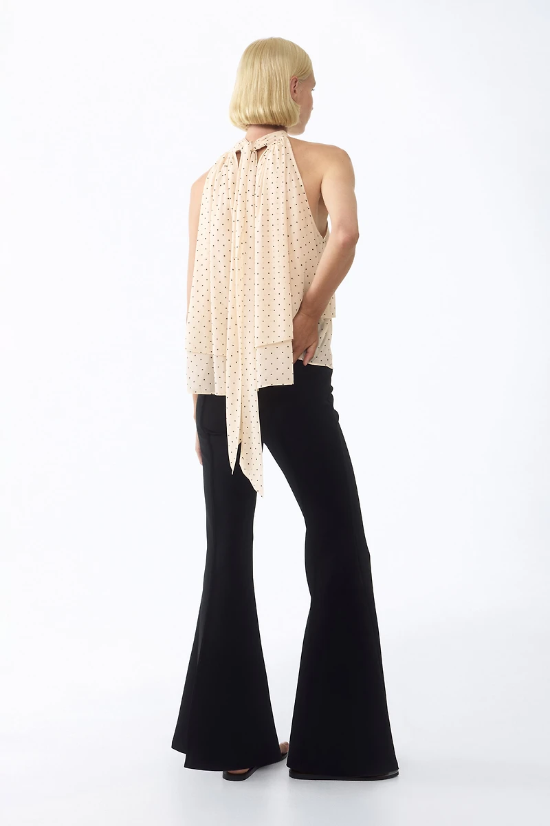Tiered Tie-Detail Top