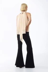Tiered Tie-Detail Top