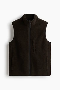 Regular-Fit Teddy Fleece Sports Vest